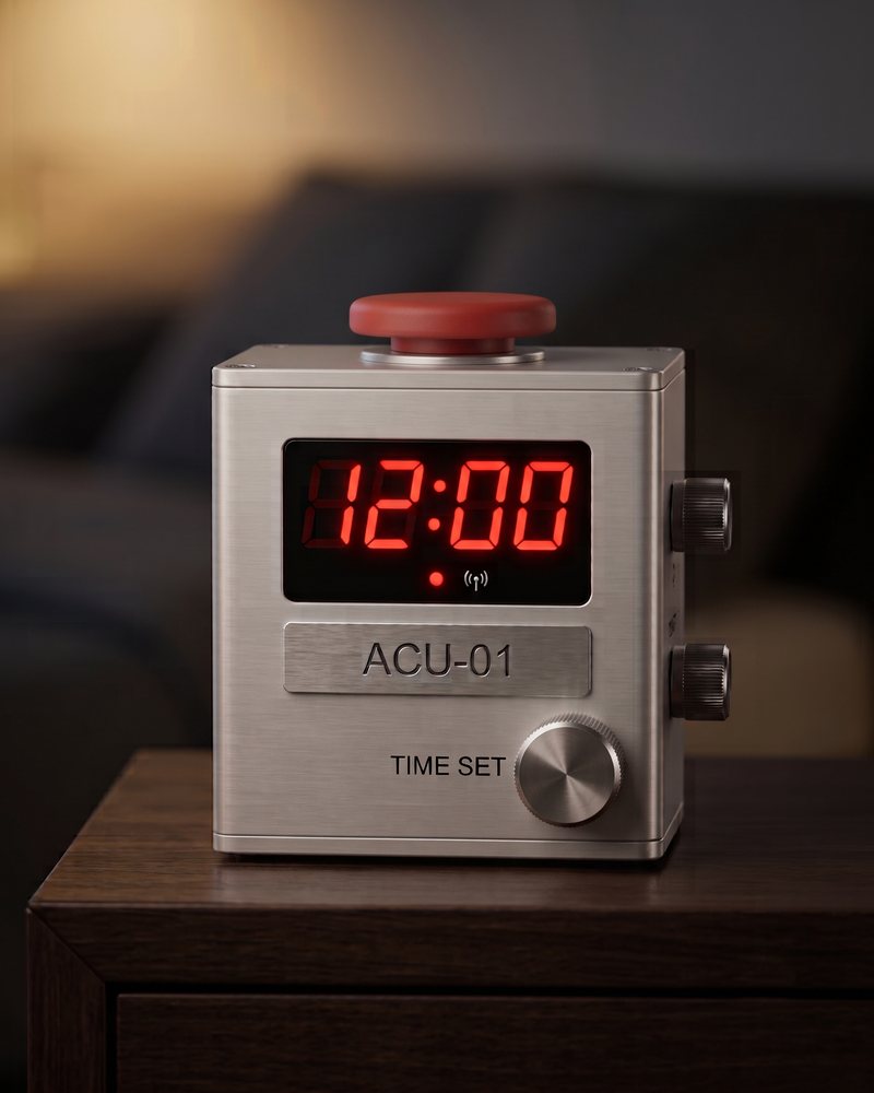 ACU-01 in brushed silver